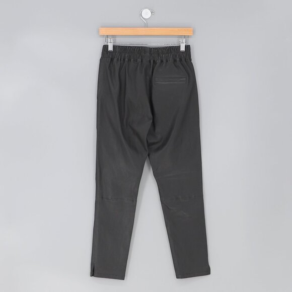 INÈS & MARÉCHAL Jardin Leather Stretch Trousers in Black Size FR 38 (US 6) - Picture 5 of 13